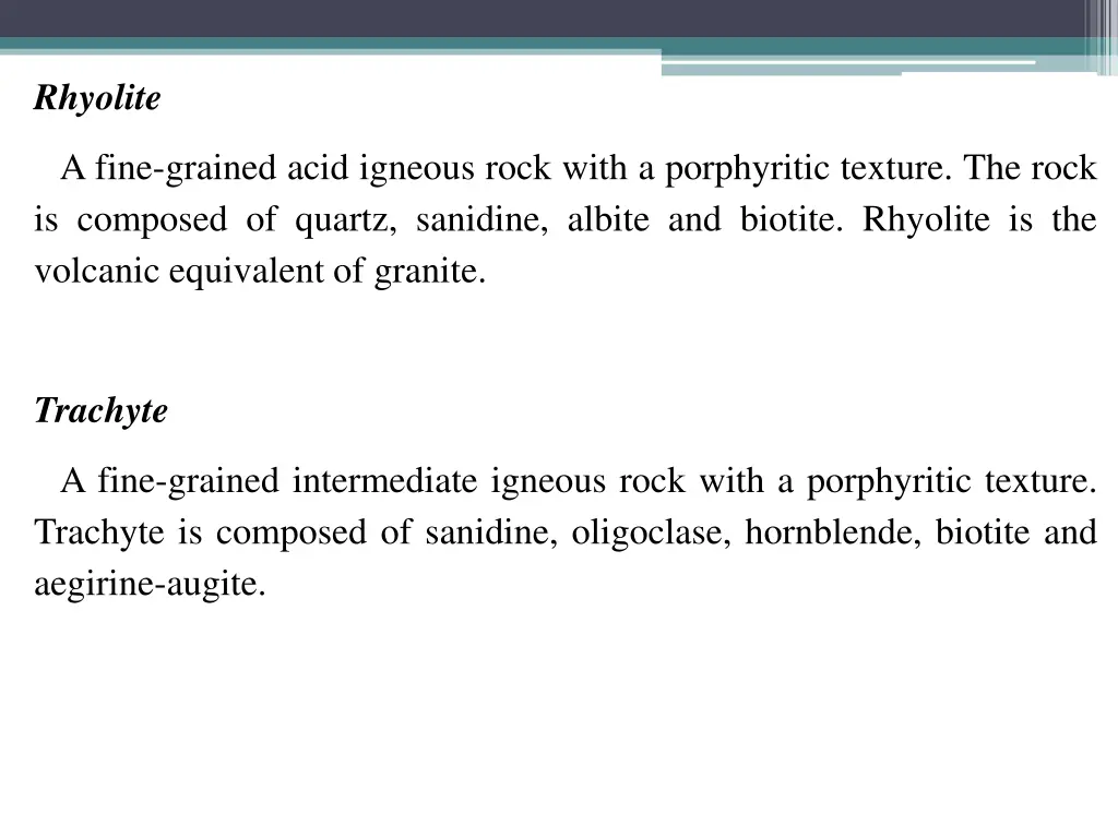 rhyolite