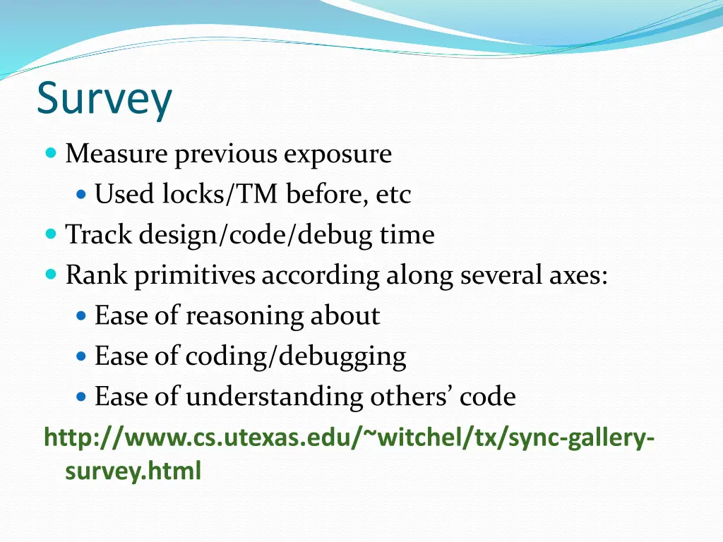 survey