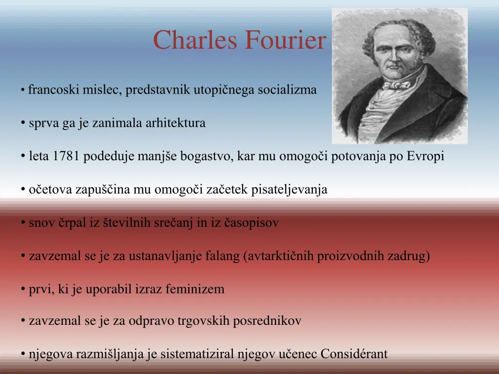 charles fourier