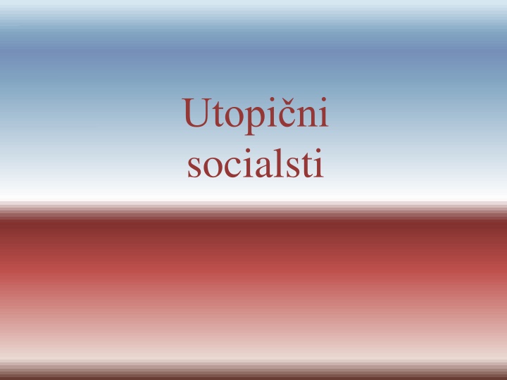 utopi ni socialsti
