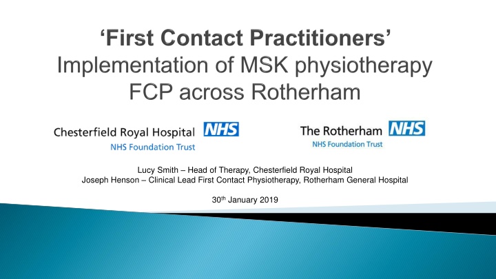 lucy smith head of therapy chesterfield royal
