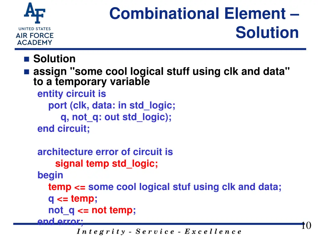 combinational element 1