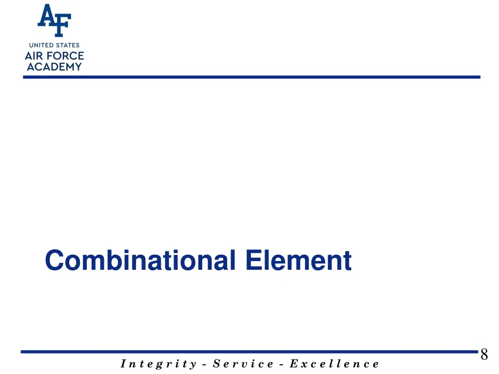 combinational element