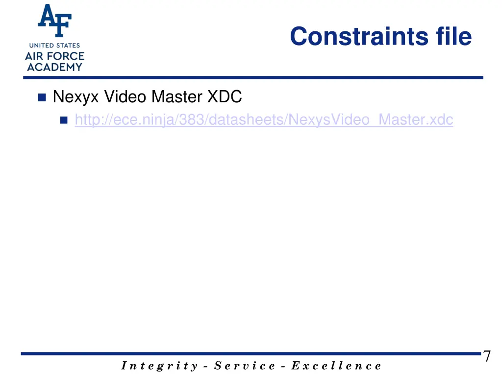 constraints file 1