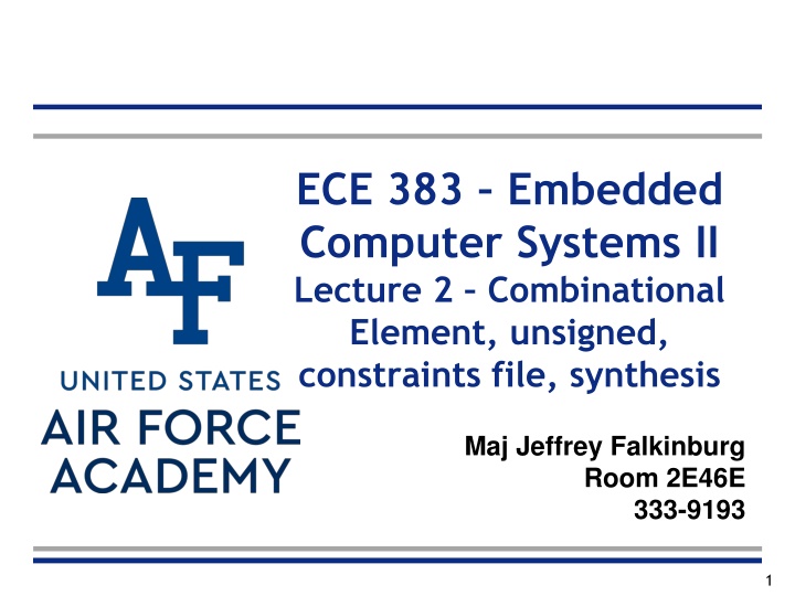 ece 383 embedded computer systems ii lecture