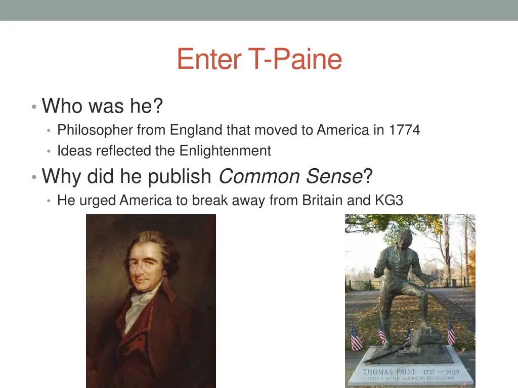 enter t paine
