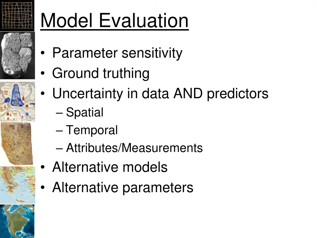 model evaluation