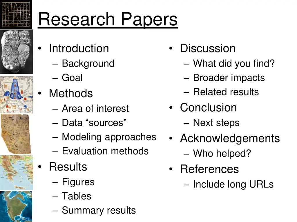 research papers