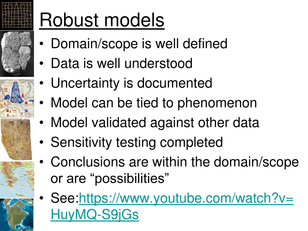 robust models domain scope is well defined data