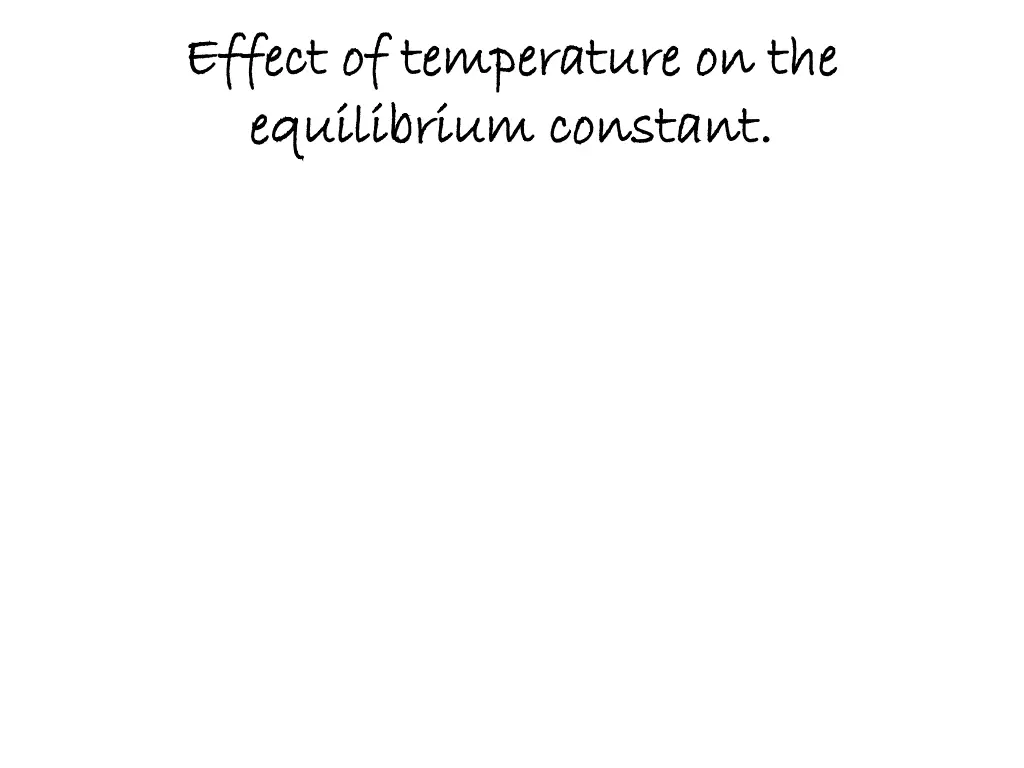 effect of temperature on the effect