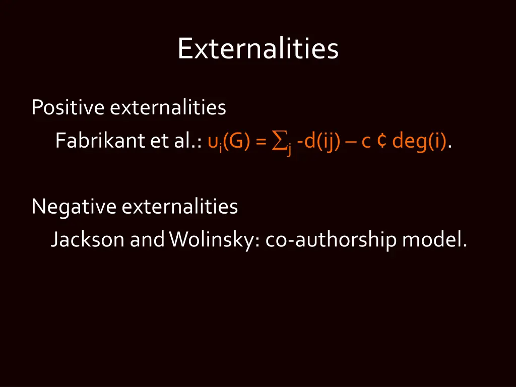 externalities 1