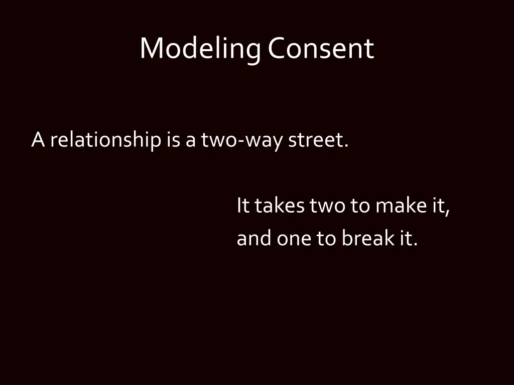 modeling consent