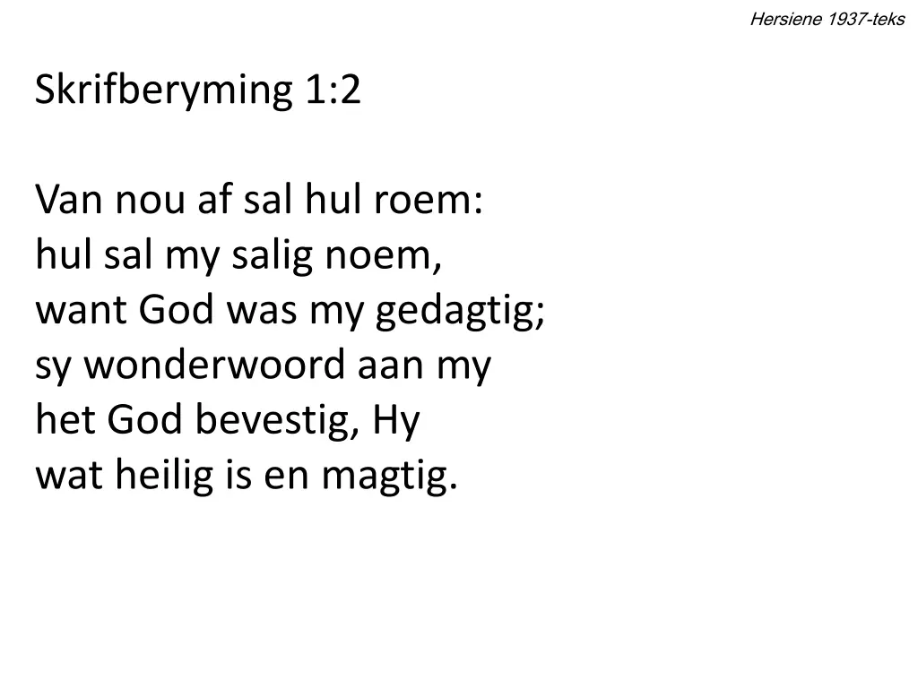 hersiene 1937 teks 1