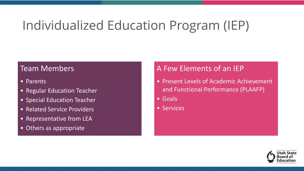 individualized education program iep