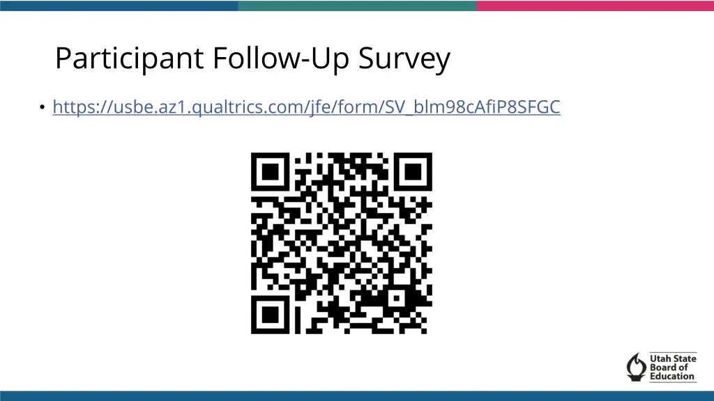 participant follow up survey
