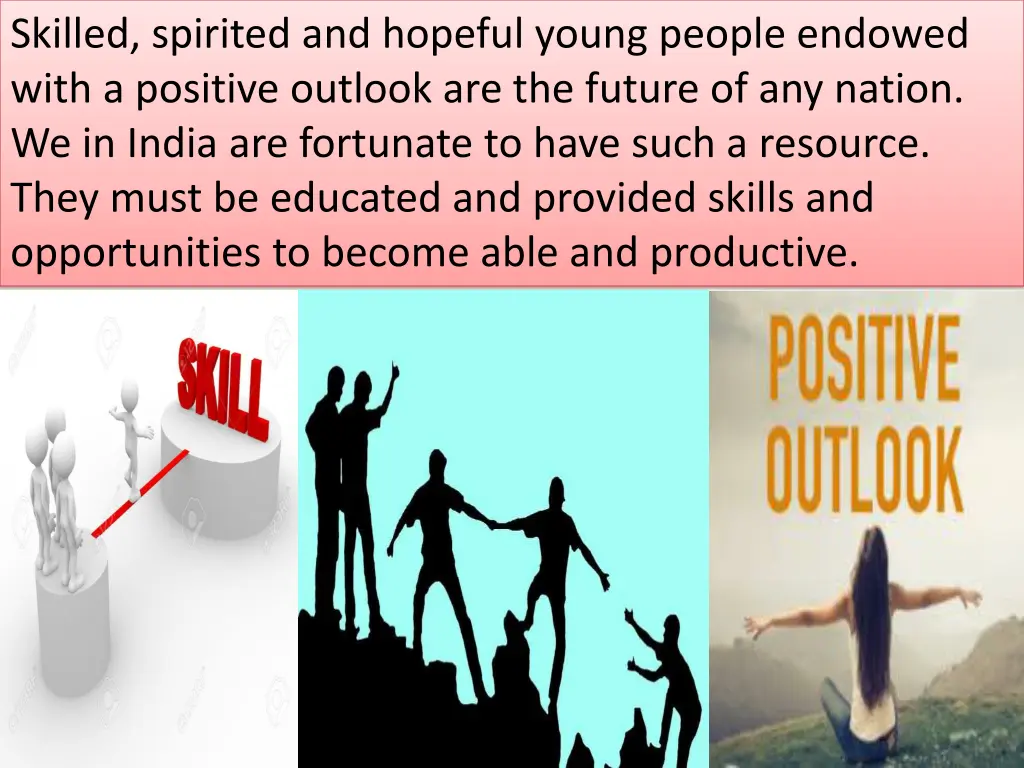 skilled spirited and hopeful young people endowed