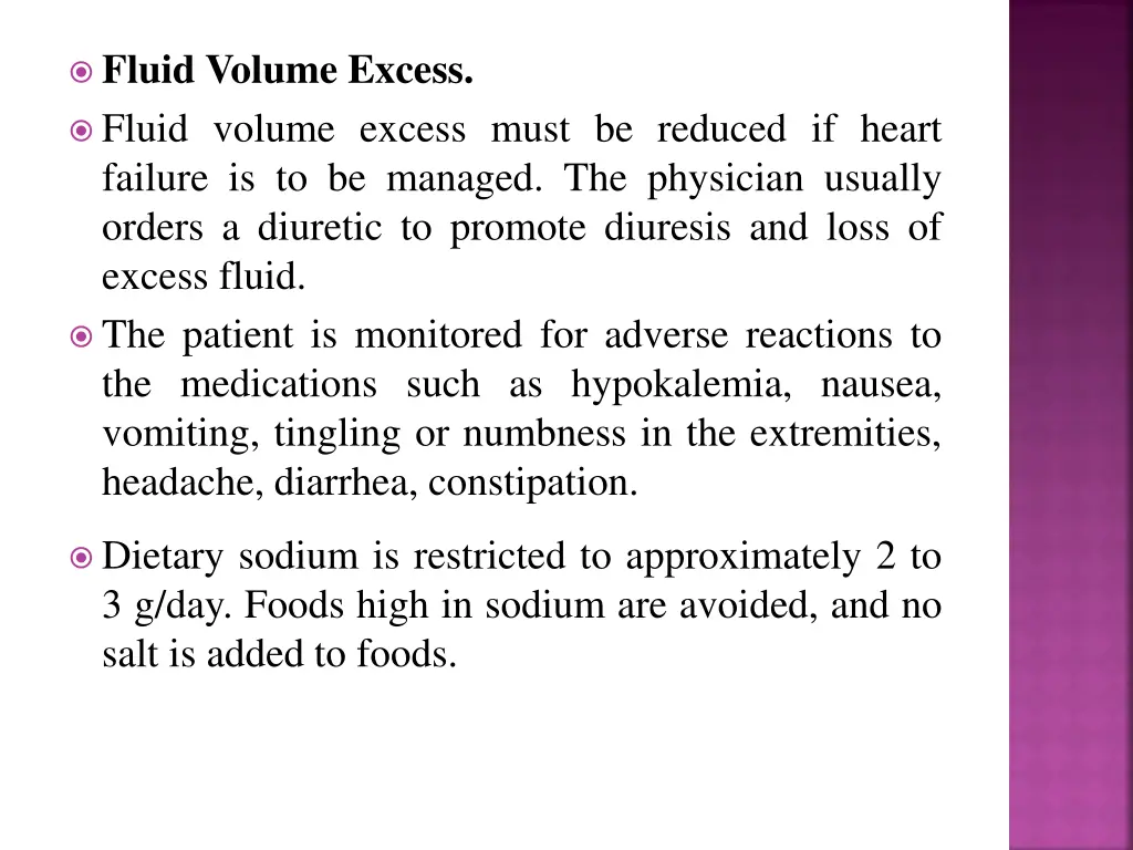 fluid volume excess fluid volume excess must