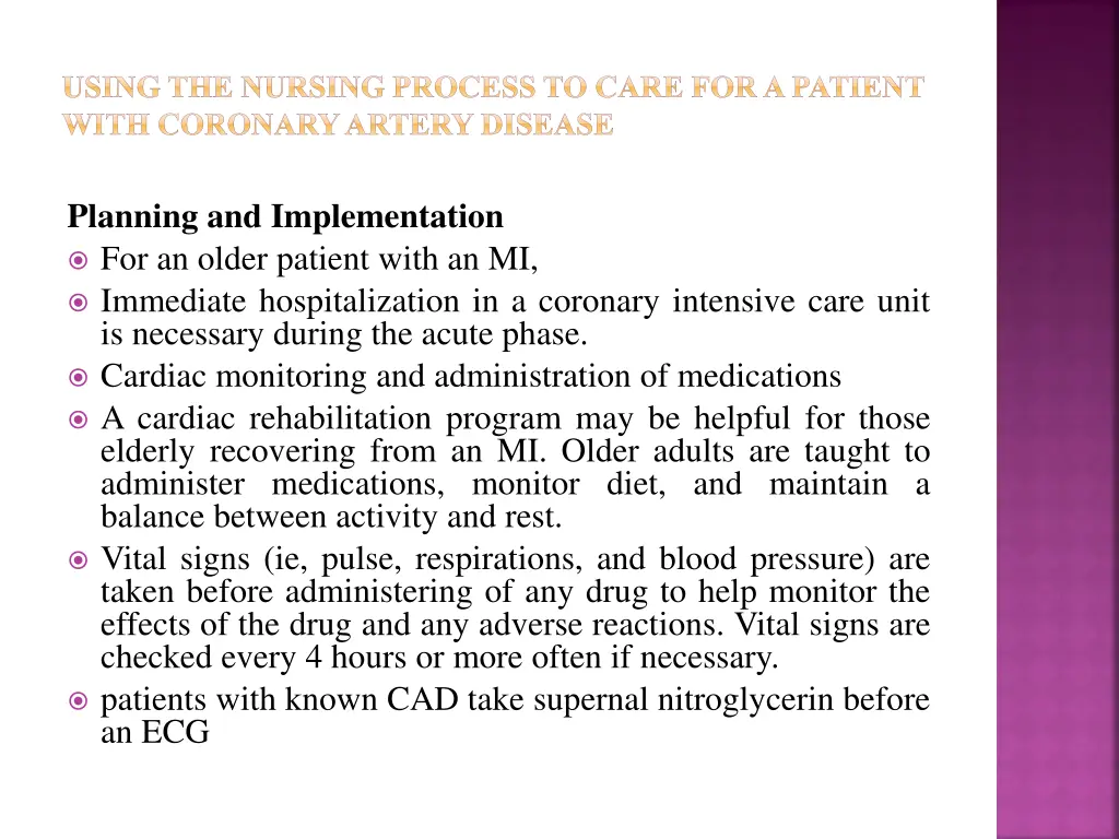 using the nursing process to care for a patient 3