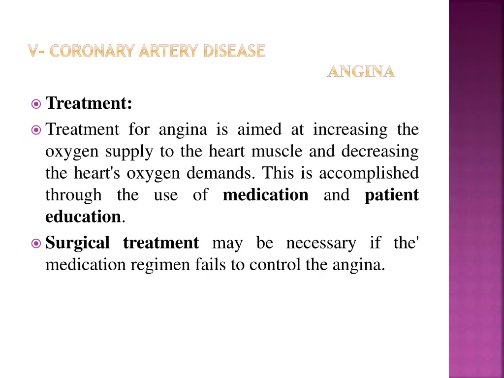 v coronary artery disease 3