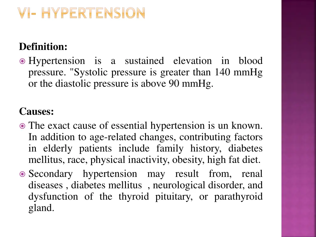 vi hypertension