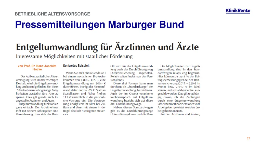 betriebliche altersvorsorge pressemitteilungen