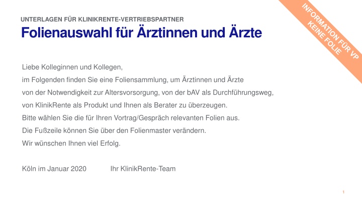 unterlagen f r klinikrente vertriebspartner