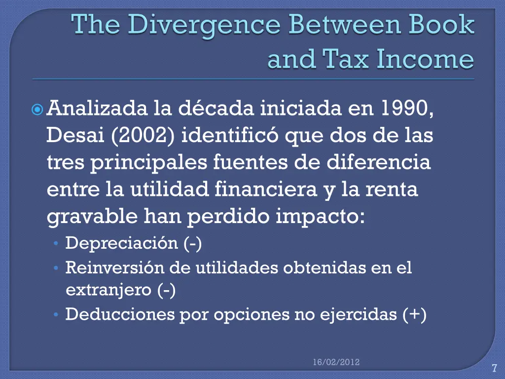 analizada la d cada iniciada en 1990 desai 2002