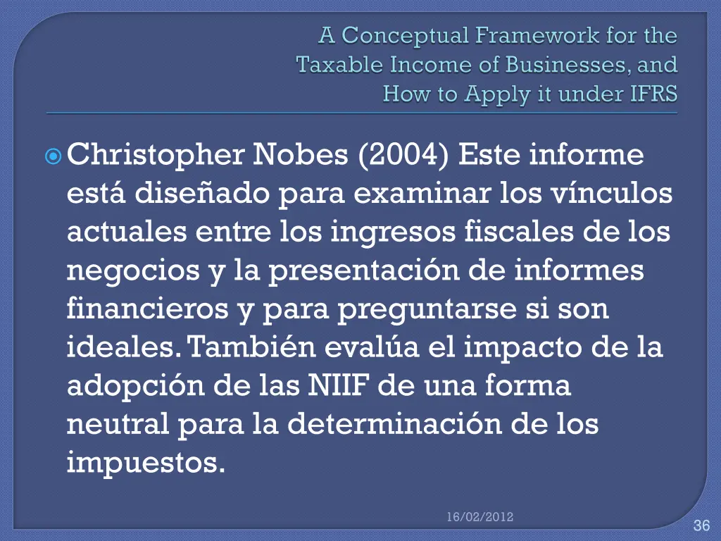 christopher nobes 2004 este informe est dise