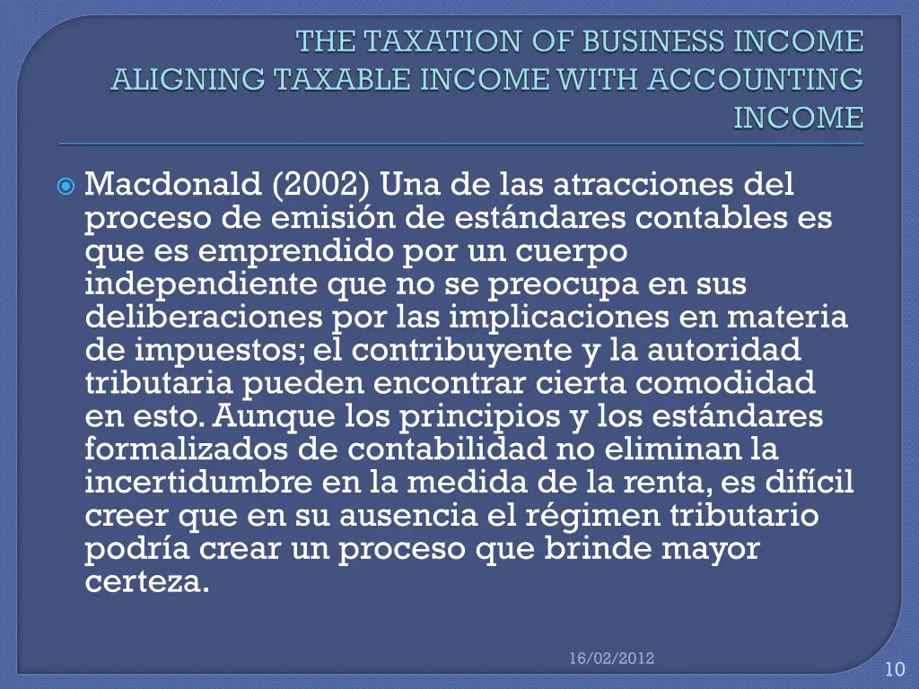 macdonald 2002 una de las atracciones del proceso
