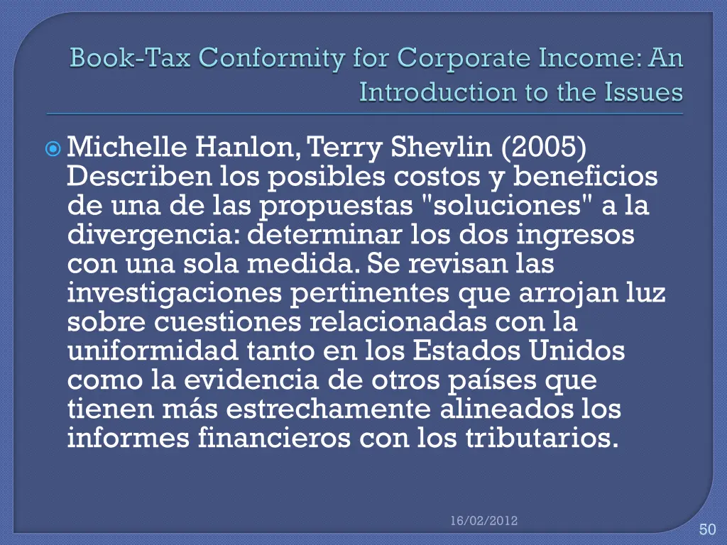 michelle hanlon terry shevlin 2005 describen