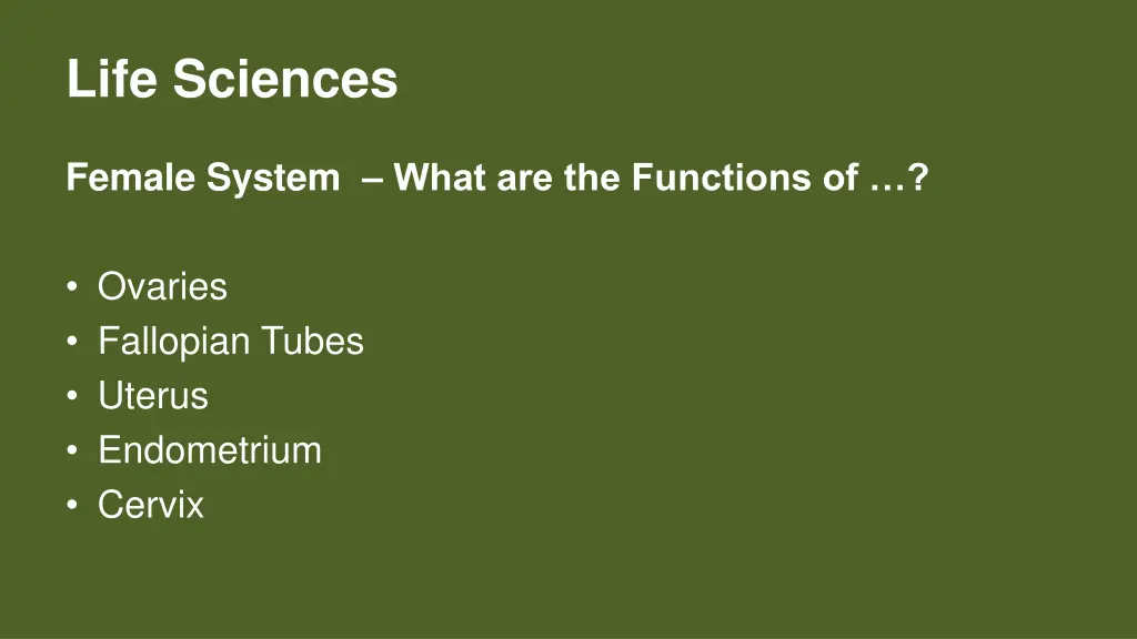 life sciences 7