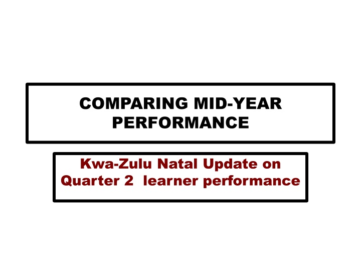 comparing mid year performance