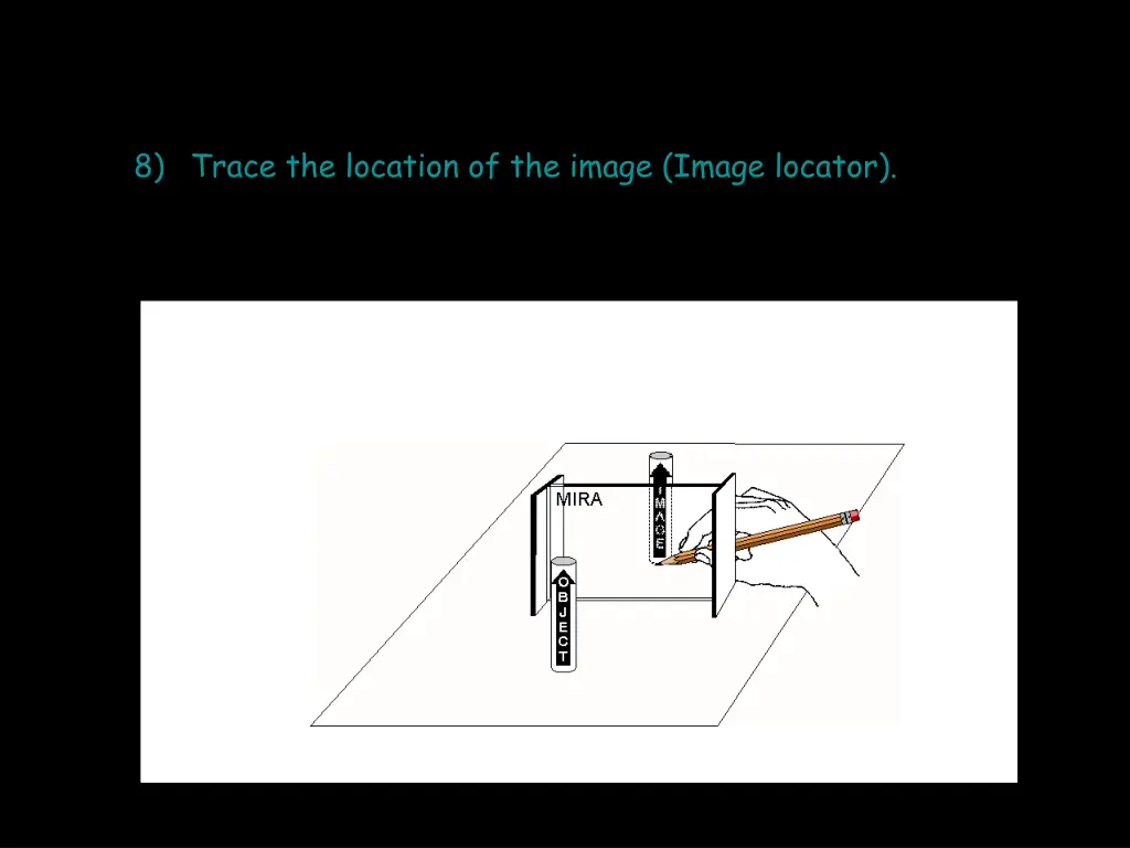 8 trace the location of the image image locator