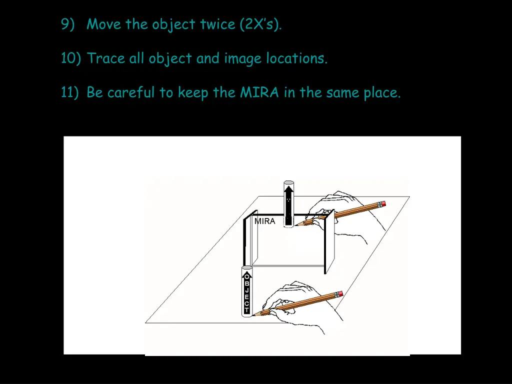 9 move the object twice 2x s