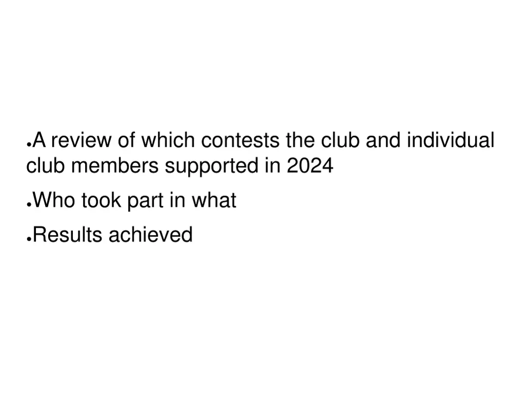 a review of which contests the club 2