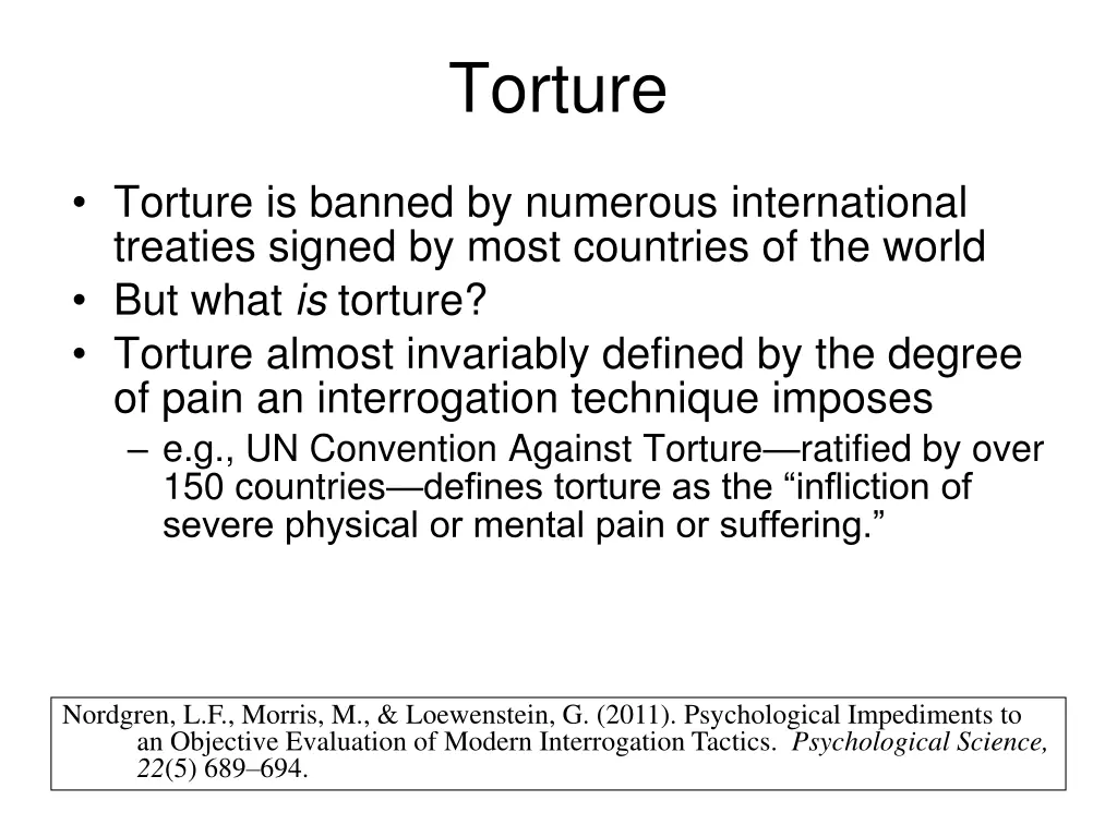 torture