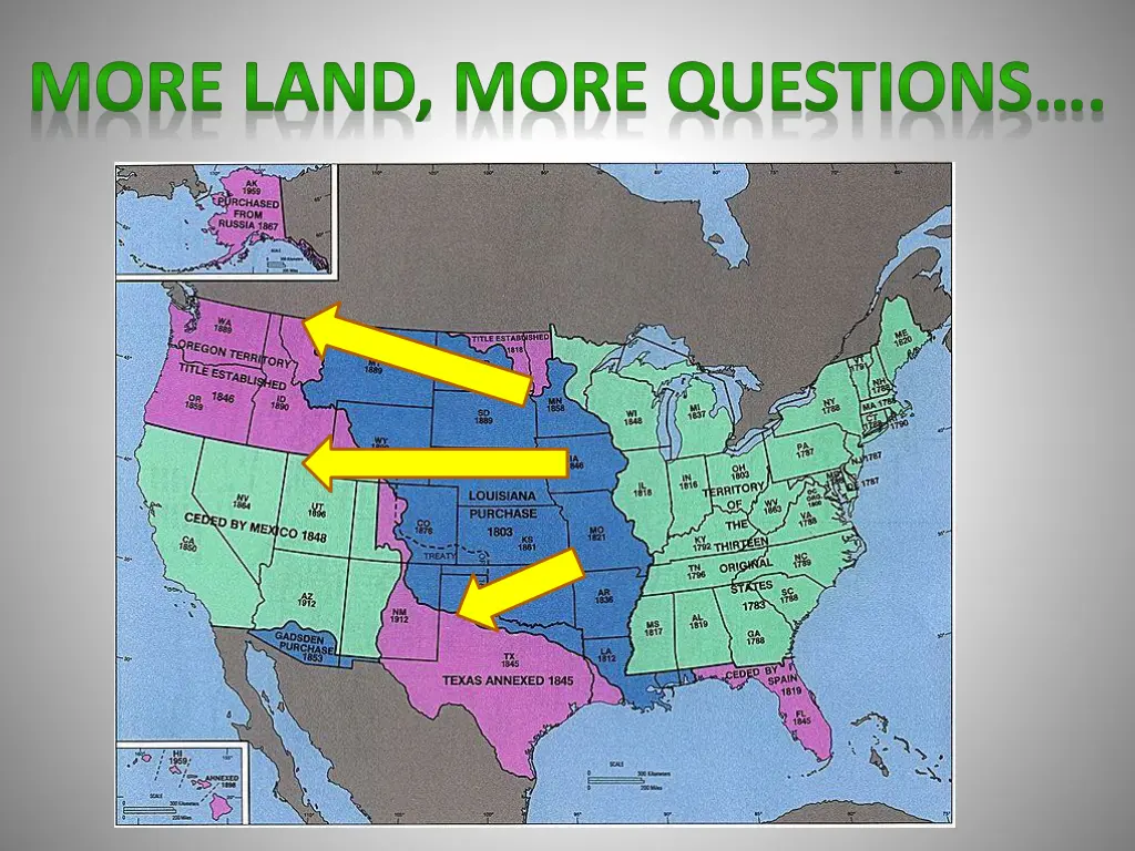 more land more questions