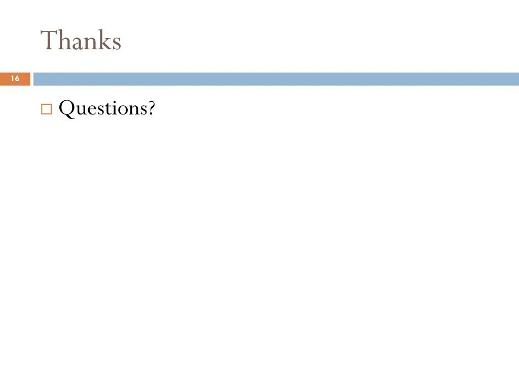 thanks