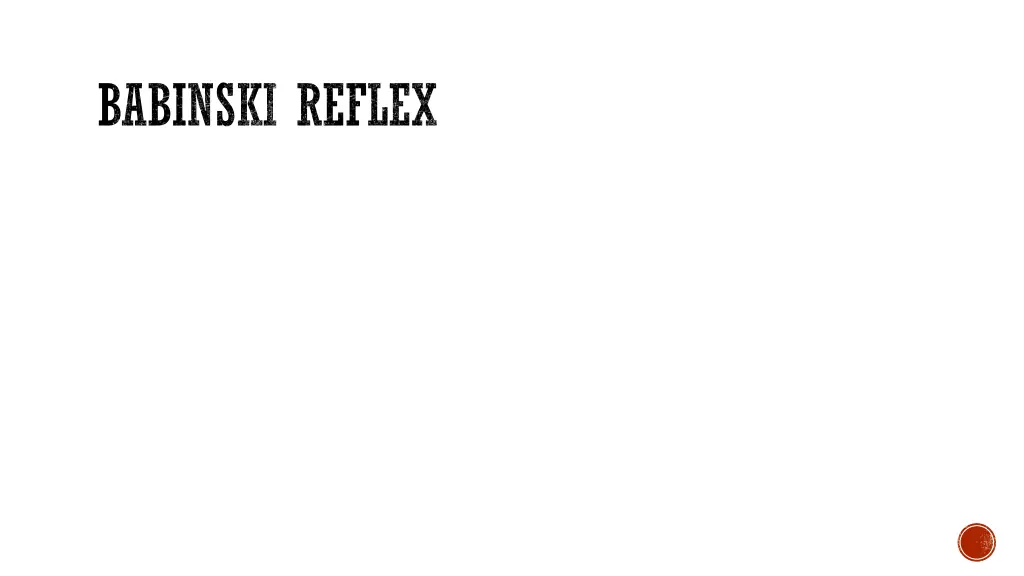 babinski reflex