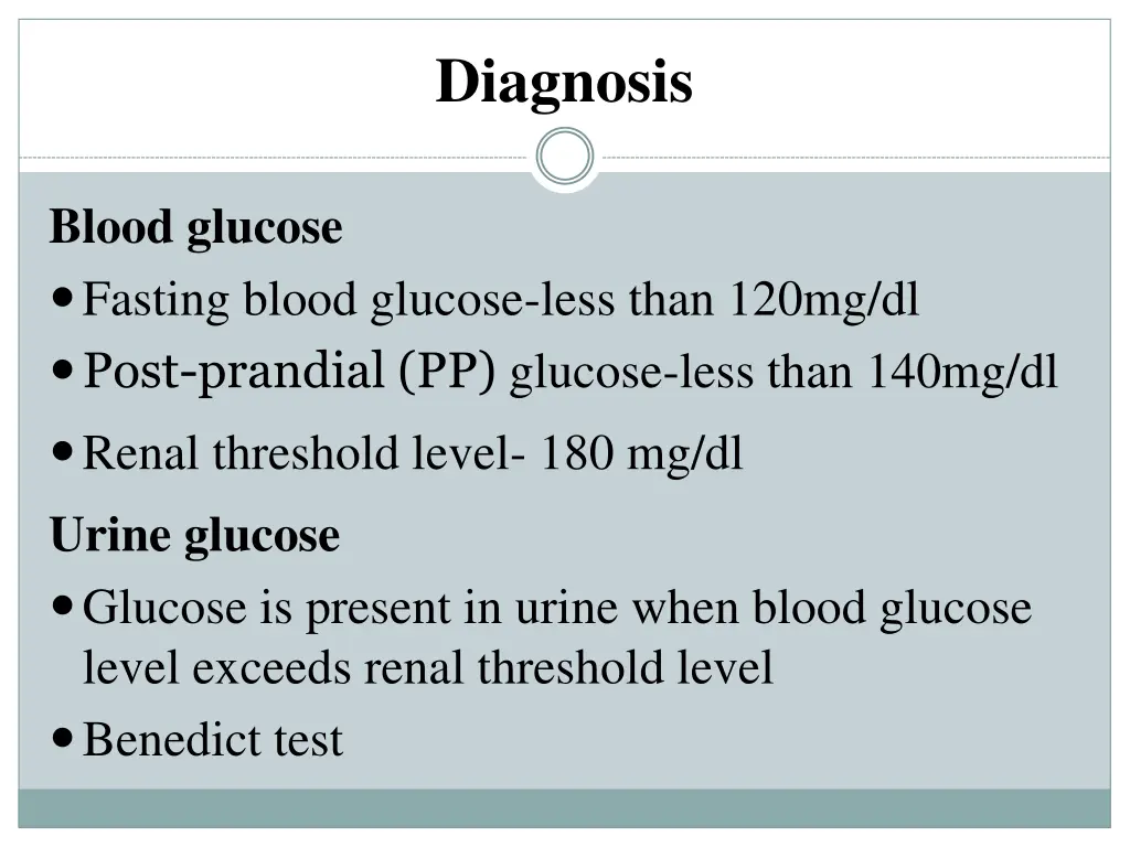 diagnosis