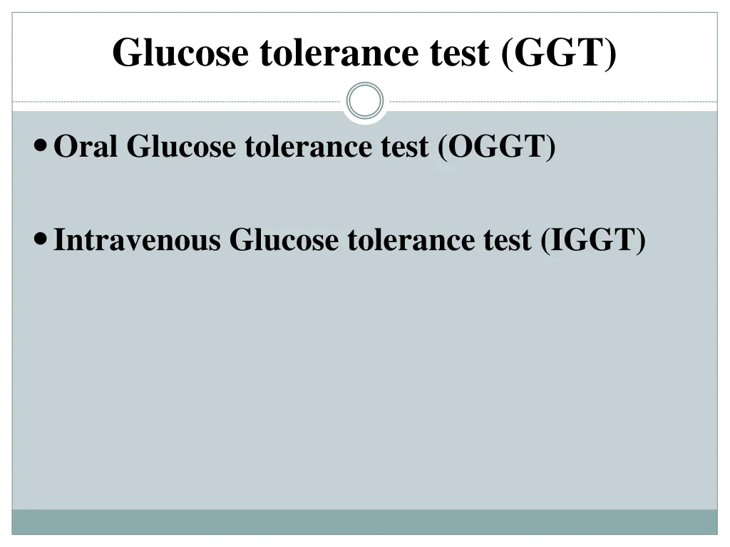 glucose tolerance test ggt