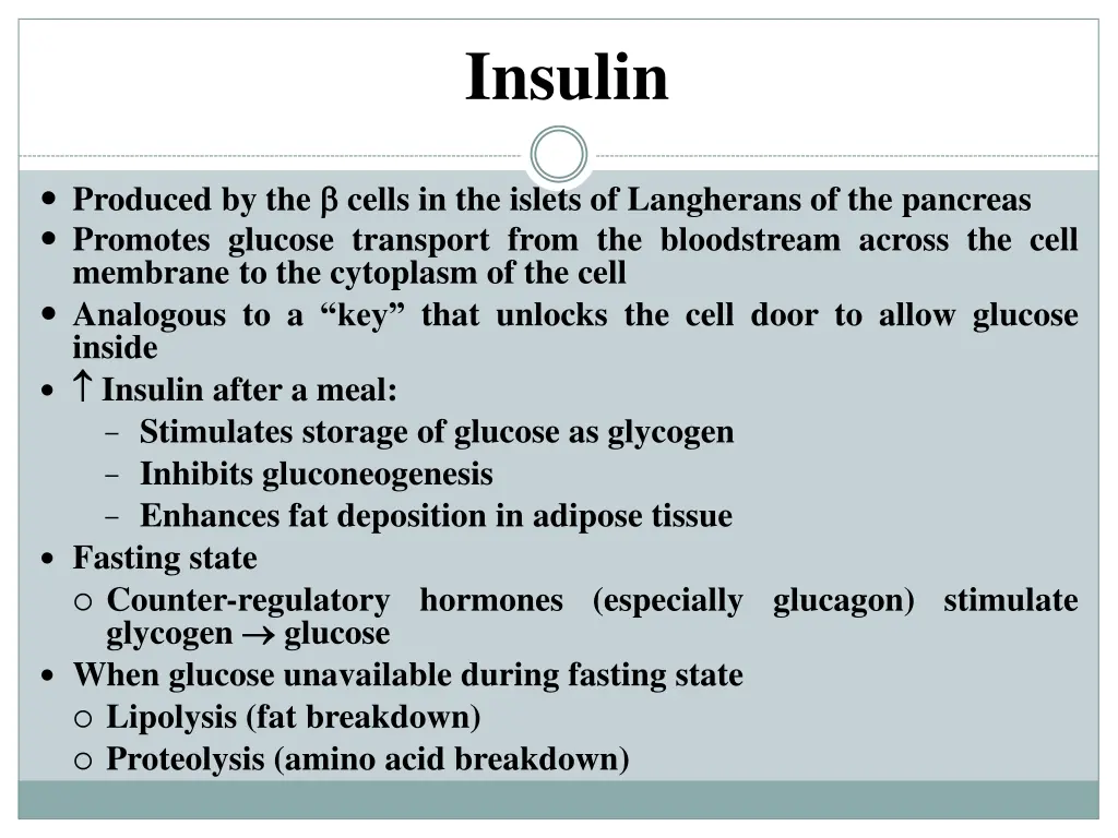 insulin
