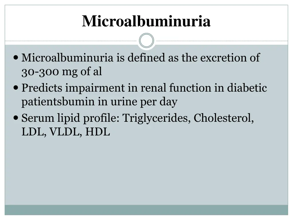 microalbuminuria