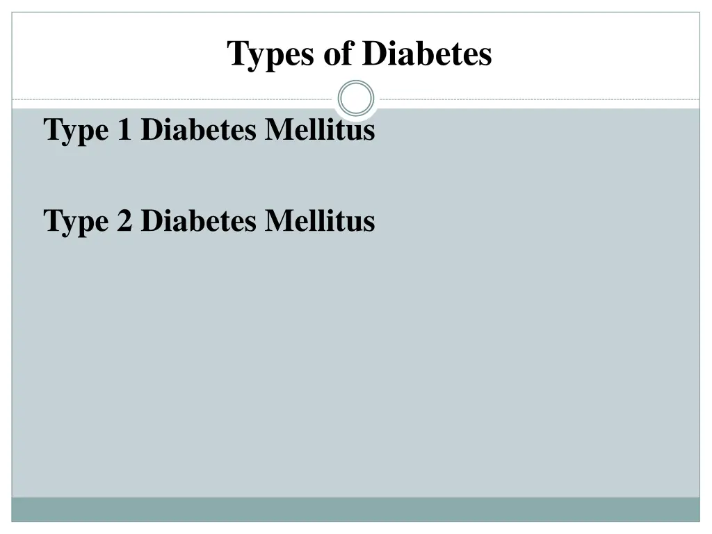 types of diabetes