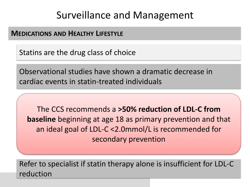 surveillance and management