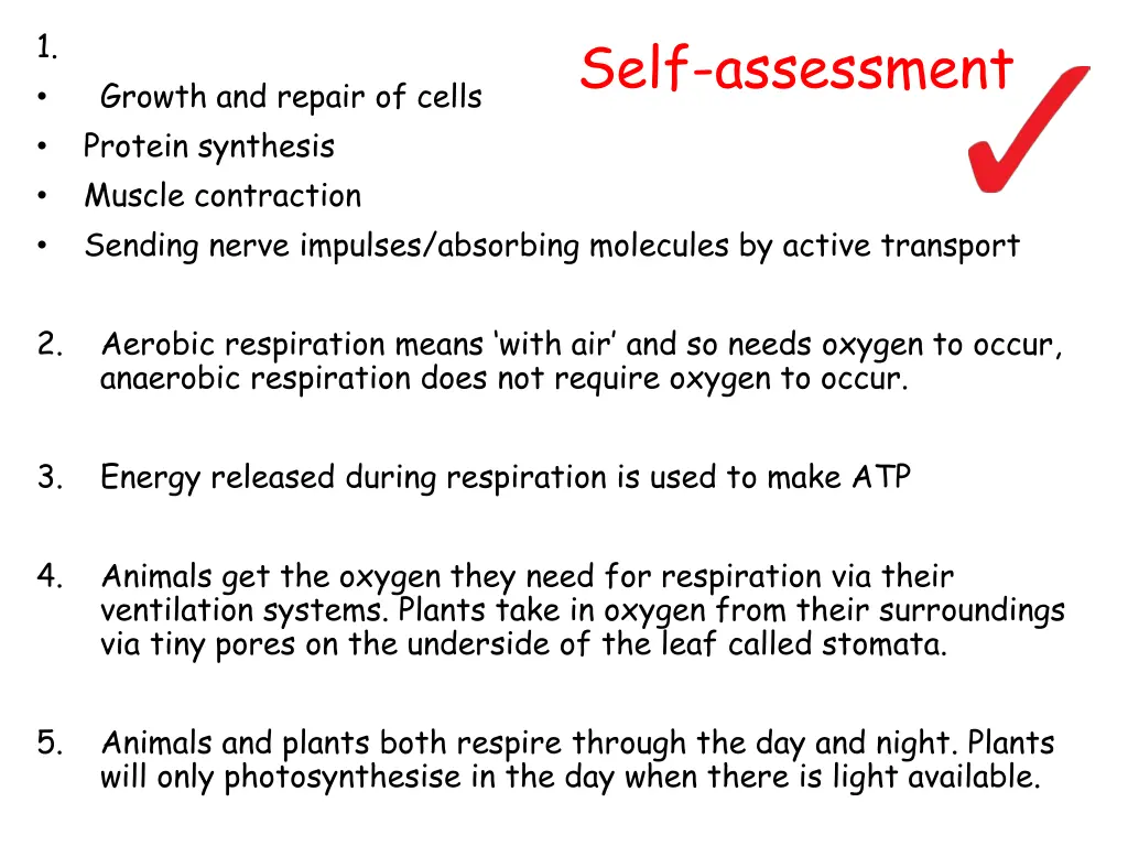 1 protein synthesis muscle contraction sending