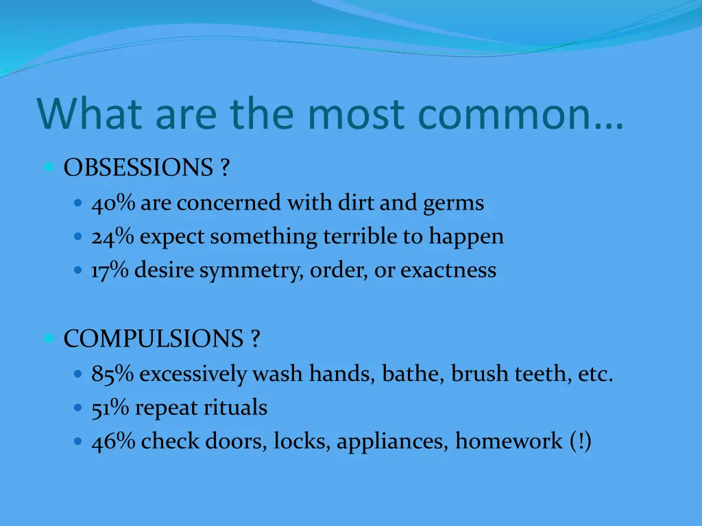 what are the most common