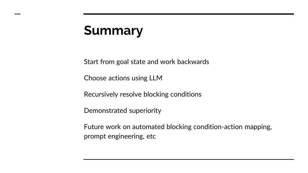 summary