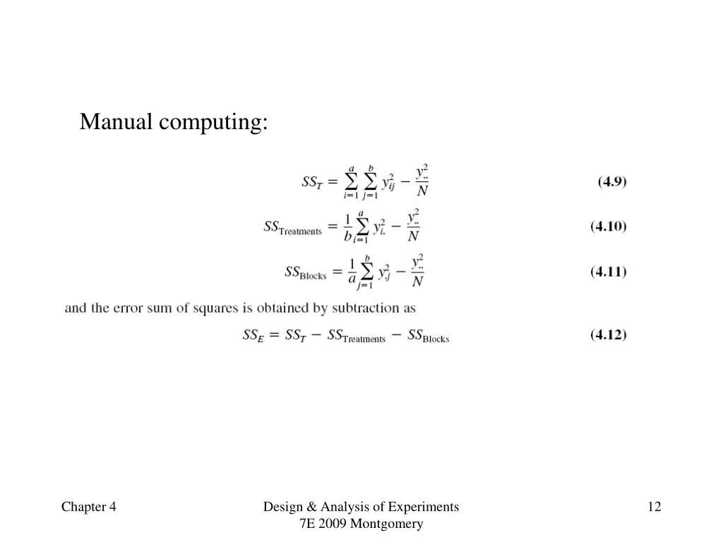 manual computing