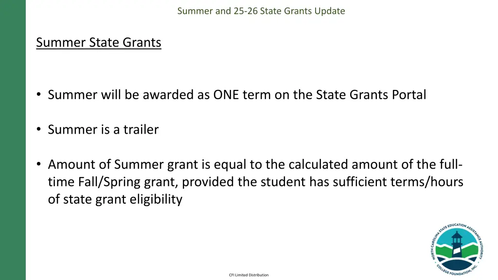 summer and 25 26 state grants update 1